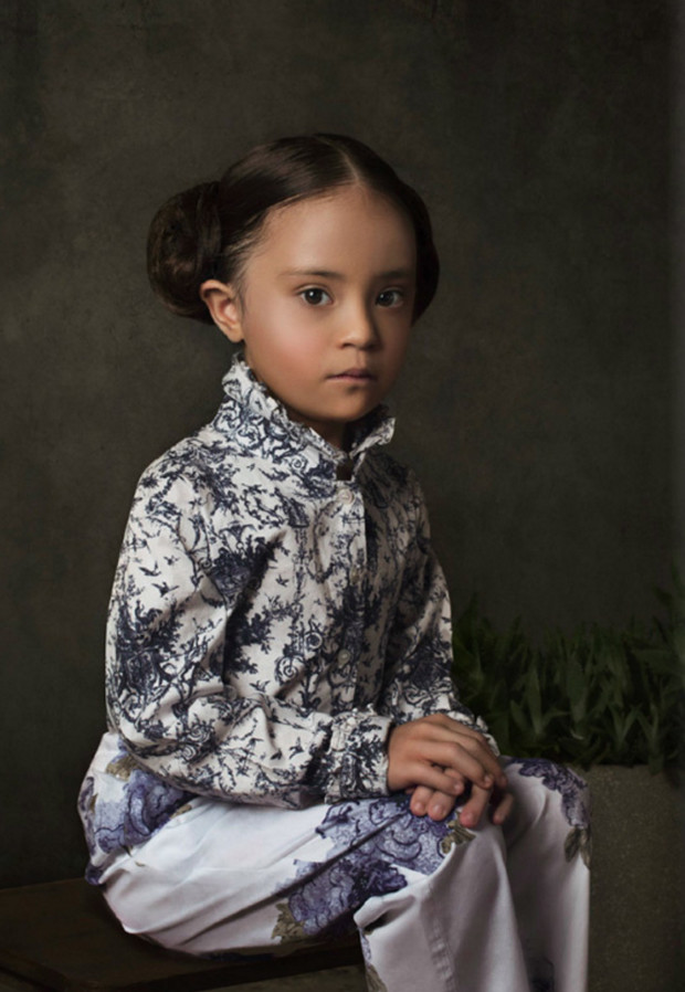Retrato De Una Niña Bonita De 6 Años. Fotos, retratos, imágenes y